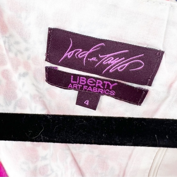 ✅ LORD & TAYLOR X LIBERTY ART FABRICS COTTON FLORAL TANK DRESS SIZE 4 - Picture 4 of 5